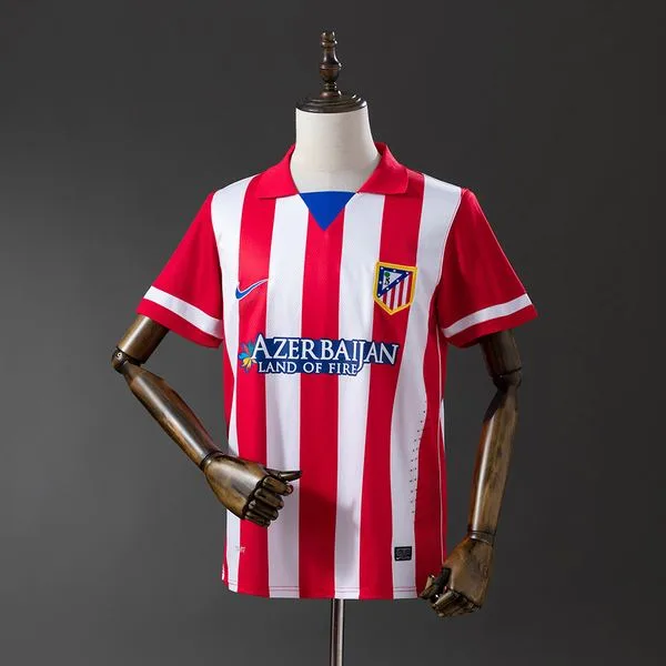 Camiseta de fútbol Atlético Madrid 2013/14 LOCAL MANGA CORTA VERSION FAN